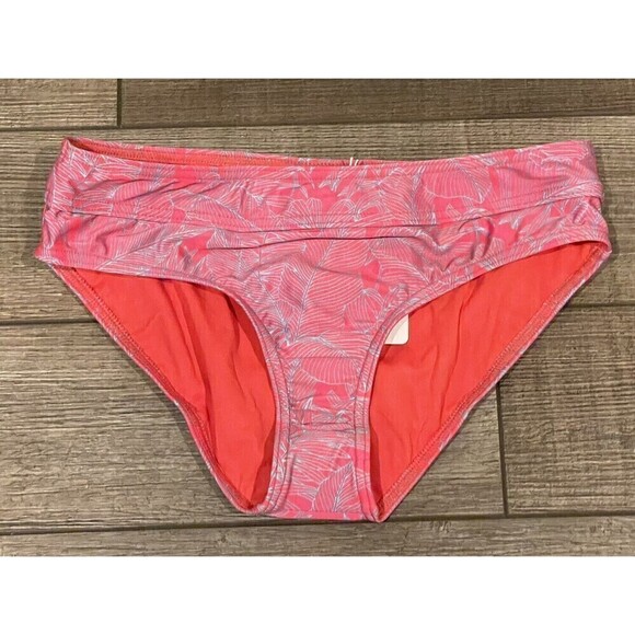Prana Papaya Fronda Ramba Bottom Bikini Swim Bottom Womens Small Pink NEW - Picture 4 of 12